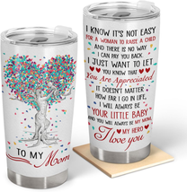 Mother&#39;s Day Gifts for Mom from Daughter Son - Stainless Steel Tumbler 20Oz - Gi - £22.93 GBP