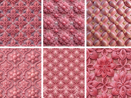 Western seamless pattern | 3d seamless pattern | Pink western seamless p... - £2.35 GBP