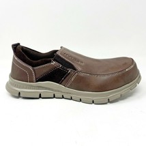 Hytest Slip On Steel Toe EH Brown Womens Casual Work Shoes K17351 - £14.33 GBP