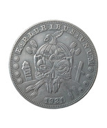 HB(291)US Hobo Nickel Morgan Dollar Silver Plated Copy Coin - £7.81 GBP