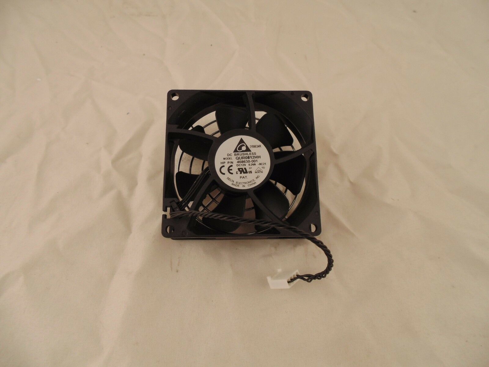 Primary image for Delta QUR0812HH HP 468630-001 80x80x25mm 4 Pin 12V 0.24A Fan 29-4