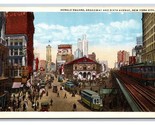 Herald Square Street View New York City NY NYC UNP WB Postcard R27 - £3.05 GBP