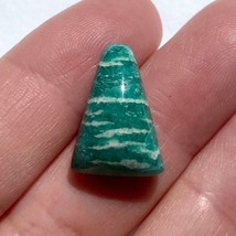 Amazonite Triangle Teal Green High Dome 20x14x7.5 mm Cabochon Gemstone - £11.61 GBP