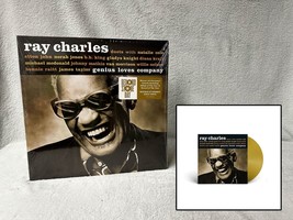 Genius Loves Company (2022) • Ray Charles • NEW/SEALED Gold Colored Vinyl LP - £35.41 GBP