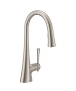 Moen 9126SRS Kurv Single Handle High Arc Pull-Down Kitchen Faucet - Spot... - $267.30