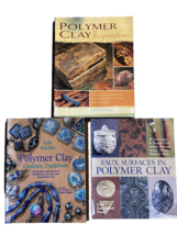 Books 3 Polymer Clay Projects Tutorials Inspirations Surfaces Techniques How-To - £18.57 GBP