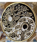 8 Month AA Medallion Ying Yang Black White Color Serenity Prayer Ship - $13.54 CAD
