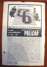 Vintage Pista Automobile POLICAR Electric Highway Advertising -
show original... - £10.25 GBP