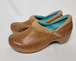 Juil Earthing Copenhagen Women&#39;s Leather Comfort Clogs Shoes Sz 10 Holla... - $64.34