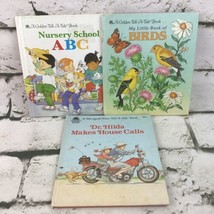 Vintage 80’s-90’s Tell-A-Tale Childrens Hardbacks Lot-3 Book Of Birds Dr Hilda - £7.76 GBP