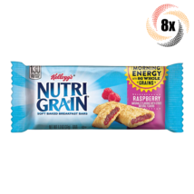 8x Bars Nutri-Grain Raspberry Soft Baked Breakfast Bars 1.3oz Fast Shipping - $16.16