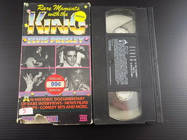 Elvis Presley - Rare Moments With the King VHS Video Tape - £1.54 GBP