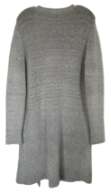 FOREVER 21 Women&#39;s Long Open Front Cardigan Long Sleeves Pockets Size M Gray - £15.89 GBP