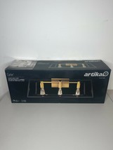 Artika, 3-Light Black and Gold Industrial Rectangle Bathroom Vanity Light - £27.04 GBP