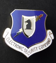 USAF AIR FORCE ELECTRONIC SECURITY COMMAND SHIELD LAPEL PIN BADGE 1.5 IN... - £5.42 GBP