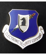 USAF AIR FORCE ELECTRONIC SECURITY COMMAND SHIELD LAPEL PIN BADGE 1.5 IN... - £5.36 GBP
