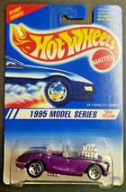 1995 Hot Wheels 1958 Chevy Corvette Coupe Convertible Purple 3/12 #341 HW11 - £5.50 GBP