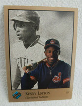 1992 Leaf Studio Baseball Card #168 Kenny Lofton - £0.78 GBP