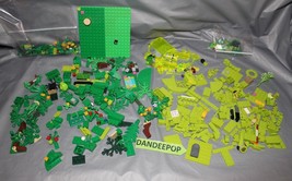 Lego All Green Dark Light Neon 550+ Pieces Bricks Parts Partial Sets  - £29.95 GBP