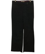 Togo London Solid Black Boot Cut Dress Pants With Stretch Womens 6 Offic... - $16.82
