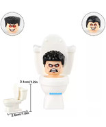 Toilet Man Skibidi Toilet Custom Printed Lego Compatible Minifigure Bric... - $56.08 MXN