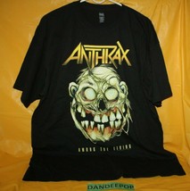 Anthrax Among The Living Greg Nicotero Zombie Not Man T Shirt Size Adult XL  - £30.96 GBP