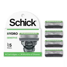 SCHICK Hydro Skin Comfort Sensitive Aloe &amp; Vitamin B5 Refill Razor 4 Cartridges - £7.91 GBP