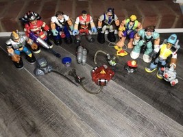 6+ Rescue Heroes Mattel Fisher Price Action Figures Vintage Lot with accessories - £20.72 GBP