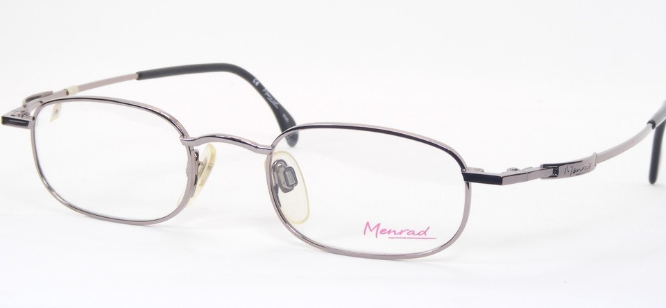 MENRAD 1977 568 Dark Silver UNIQUE EYEGLASSES GLASSES METAL FRAME 47-20-... - $67.09