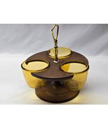 Vintage WESTBEND THERMO-SERV Relish Sauce Condiment Set - MCM Retro Cups... - $18.97 CAD