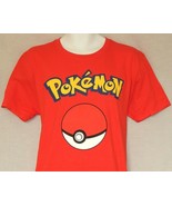 Men&#39;s Pokeball T-Shirt Size Large Pokemon Go Red Pikachu NEW Video Game ... - £13.17 GBP