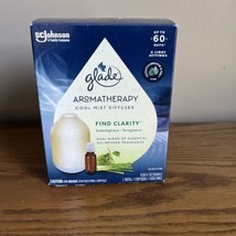 Glade Aromatherapy Cool Mist Essential Oil Diffuser Kit w/Refill FIND CL... - $11.75