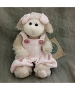 Boyds Bears White Lamb Pink Velvet Overalls 8&quot; Elspethe Ewe Plush Stuffe... - €20,37 EUR