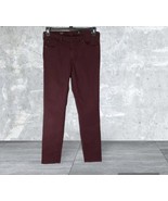 AG Adriano Goldschmied 29R Women&#39;s Maroon The Prima Mid Rise Skinny Made... - £34.37 GBP