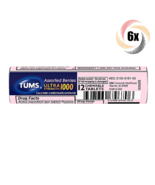 6x Rolls Tums Ultra Strength 1000 Assorted Berries Antacid Tablets | 12 ... - €15,16 EUR