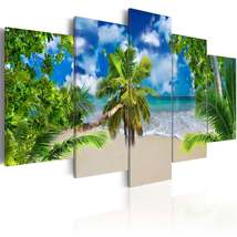 Tiptophomedecor Stretched Canvas Landscape Art - Summer Time - Stretched &amp; Frame - £71.84 GBP+