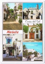 Postcard Marbella Costa Del Sol Spain Multi View - £2.32 GBP