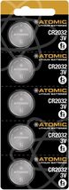 Atomic CR2032 Battery 3V Lithium Coin (2, 5, 10, 20, 25, 100 Count Whole... - $3.75+
