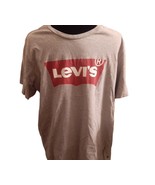 Levi&#39;s Big Logo Unisex XL Gray T-Shirt Levi Strauss &amp; Co Short Sleeve Te... - $182.68 MXN