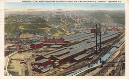 Westinghouse Electric Manufacturing Machine Co Pittsburgh PA 1930s postcard - $6.93