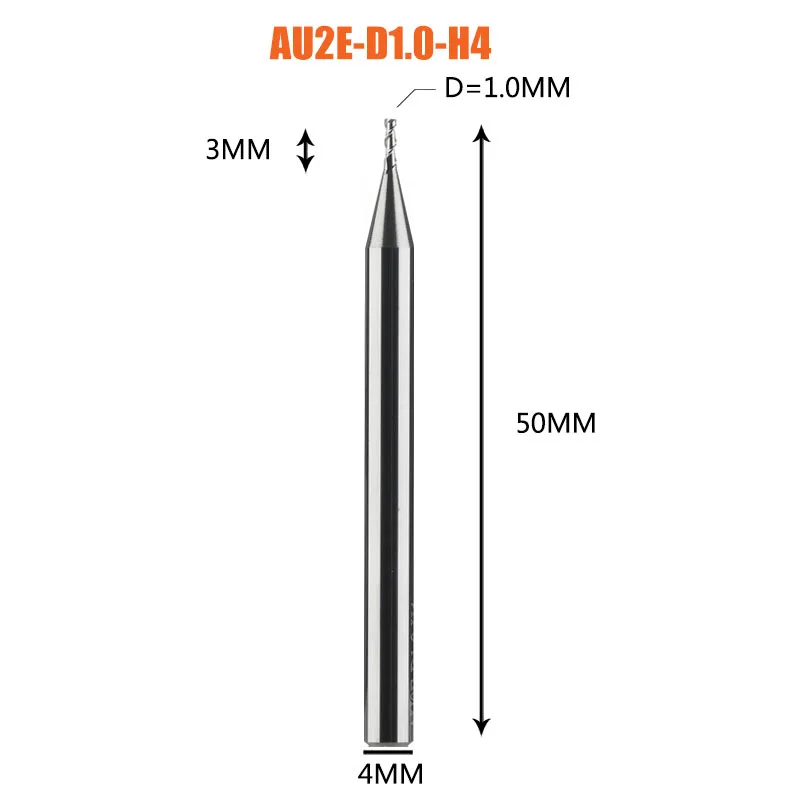 1pc flattened end mill 2 flutes end milling cutters d1-d12 cnc end mills face an - $162.90