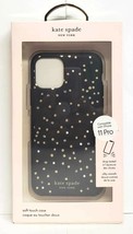 Kate Spade New York Soft Touch Case iPhone 11 PRO - Disco Dots Black Gold - £13.86 GBP