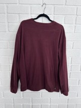 Gander Mountain Guide Series Fleece Sweatshirt Pullover Dark Red Large Tall LT - $16.65