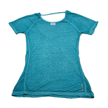 Reebok Shirt Womens Small Blue Green Slim Fit Athletic Tank Top - £14.82 GBP