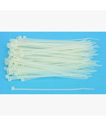 100 Nylon CABLE TIES 7 3/8&quot; Long x 3/16&quot; Wide 75 lb DUPONT White Locking... - $342.20 MXN