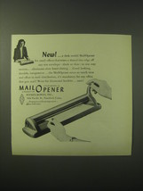 1948 Pitney-Bowes MailOpener Ad - A desk model MailOpener - $18.49