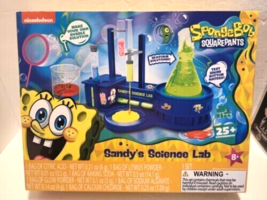 SpongeBob SquarePants Sandy&#39;s Science Lab Playset 25+ Experiments - £18.98 GBP