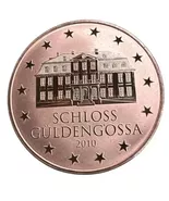 1 Oz .999 Copper Geiger Schloss Güldengossa Round - 2010 - $21.99