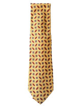 Paul Stuart Men&#39;s Tie 100% Silk Medallion Necktie Made In Italy - £7.34 GBP