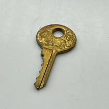 Vintage Master Lock Key, Brass Walking Lion - $14.52